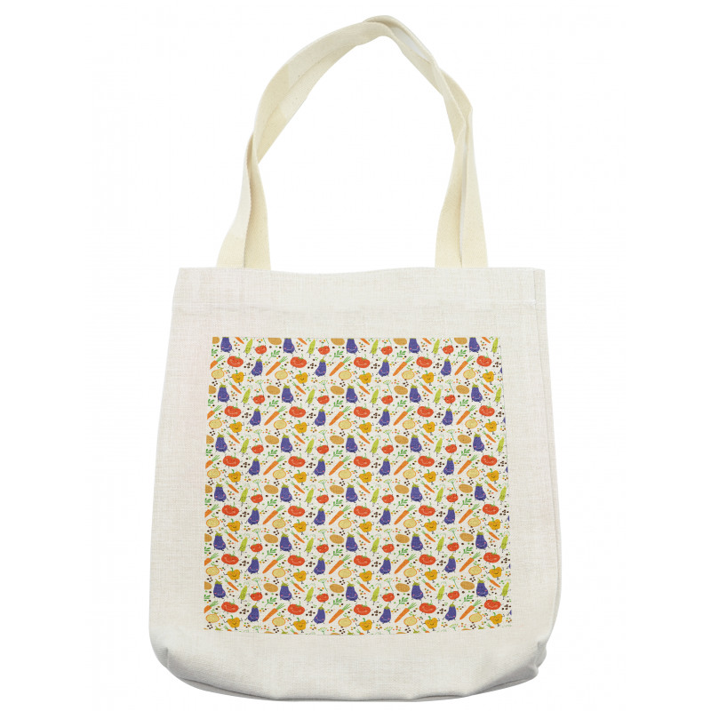 Nursery Cartoon Pattern Tote Bag