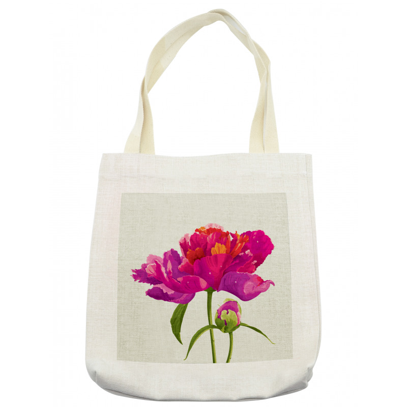 Flower and Vibrant Petals Tote Bag