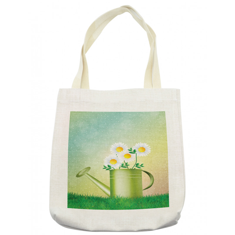 Watering Can Flowerpot Tote Bag