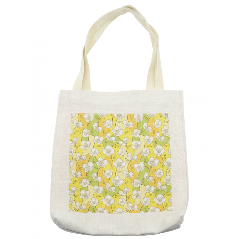 Delicate White Petals Tote Bag