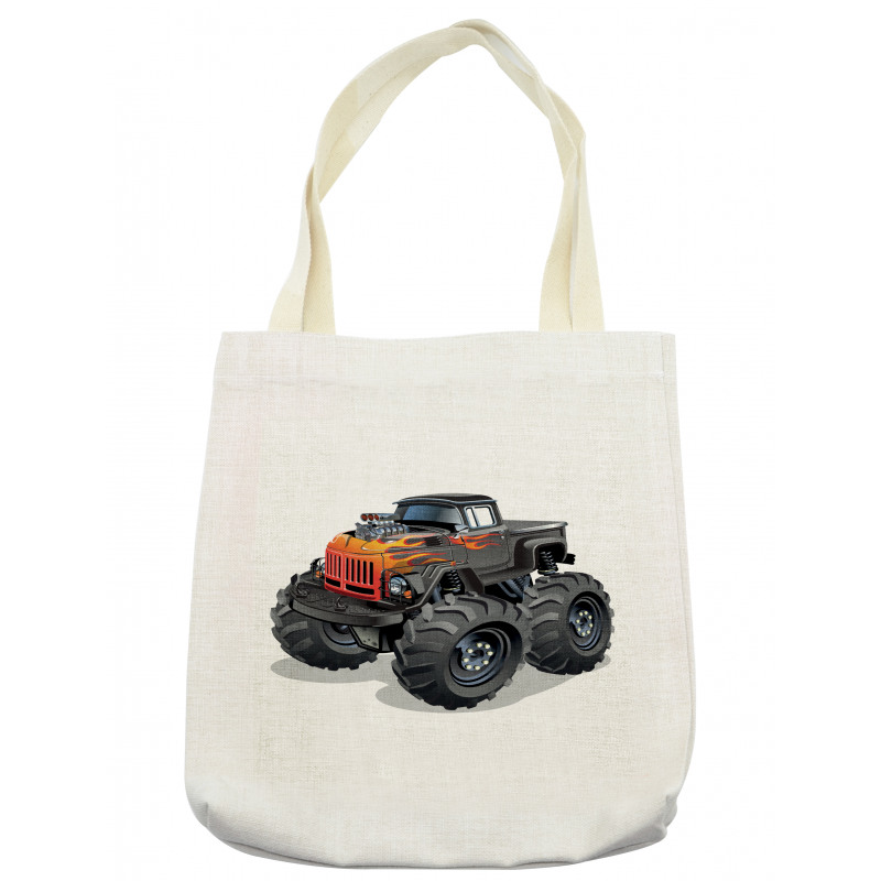 Cartoon Truck Tote Bag