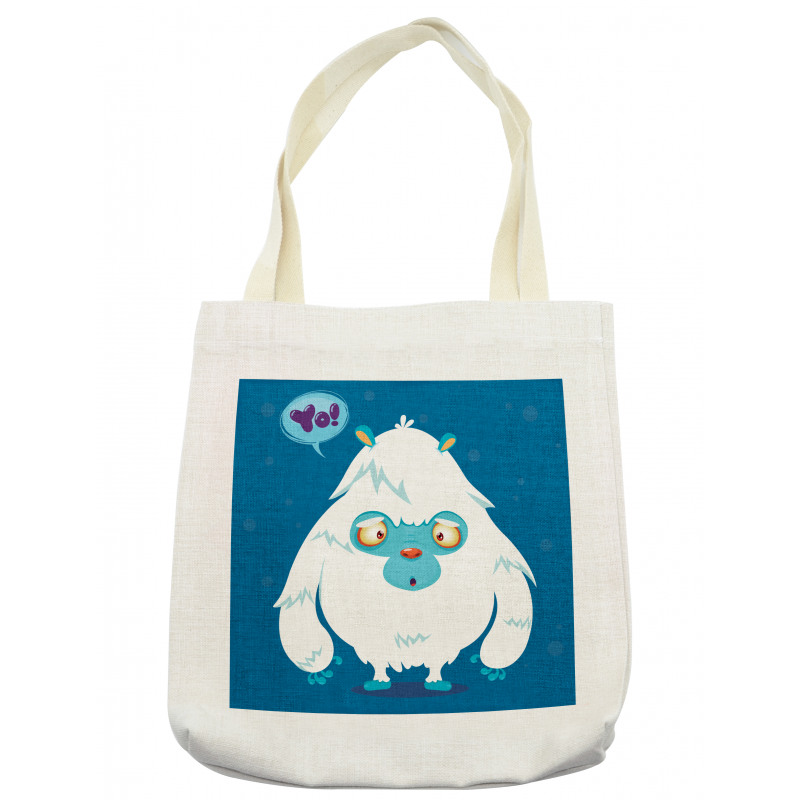 Goofy Cartoon Monster Tote Bag