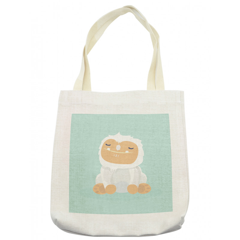 Graphic Happy Yeti Tote Bag