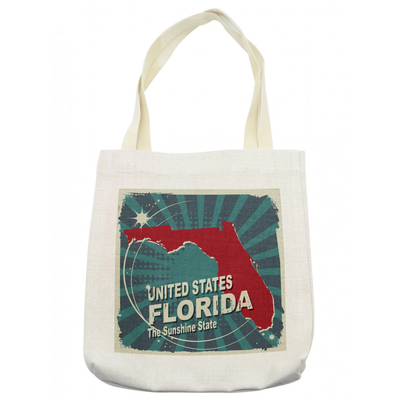 Retro Old City Map USA Tote Bag