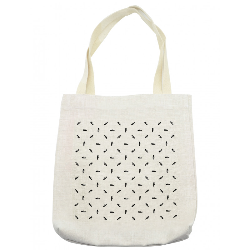 Repeating Moccasin Pattern Tote Bag