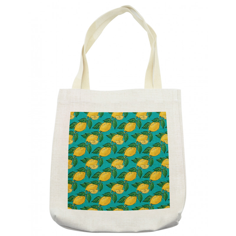 Hand Drawn Style Lemons Tote Bag