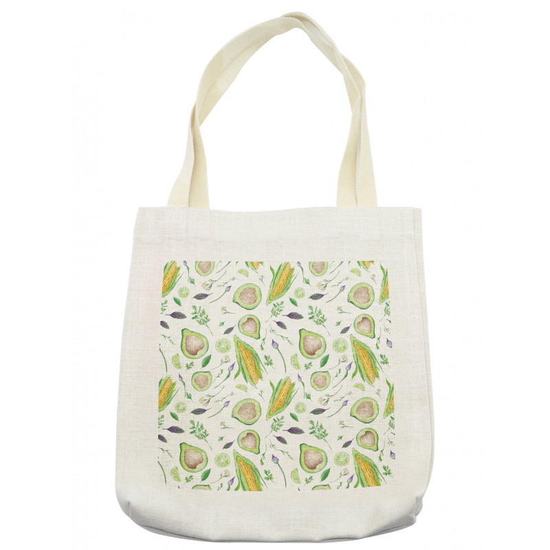 Fresh Salad Ingredients Tote Bag