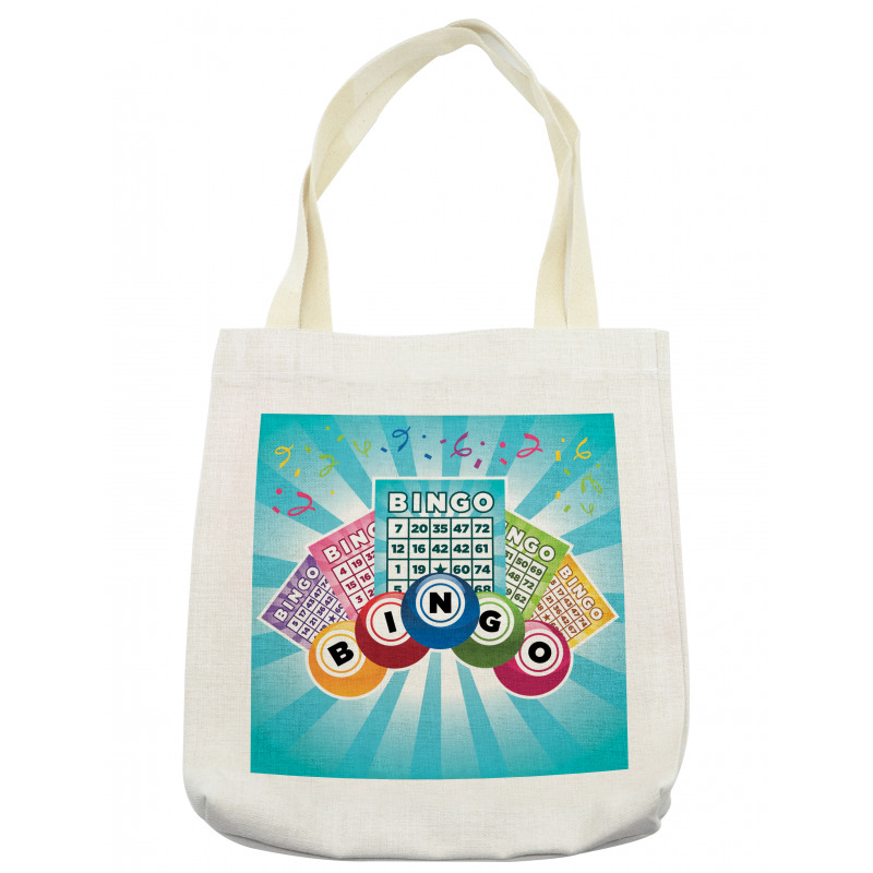 Colorful Cards Balls Tote Bag