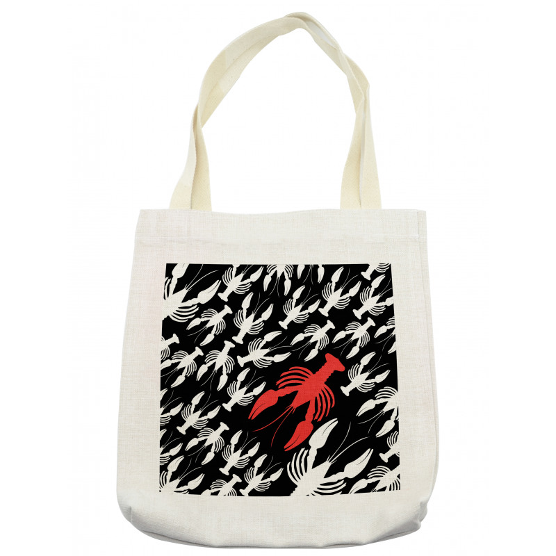 Silhouette Ocean Fauna Tote Bag