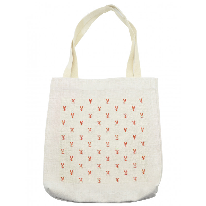 Symmetrical Lobsters Tote Bag