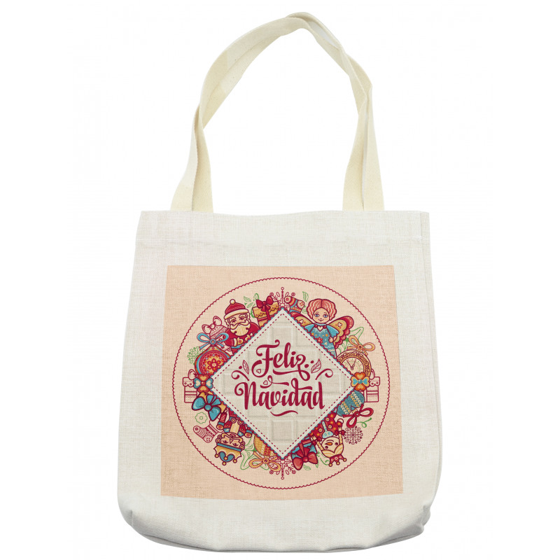 Feliz Navidad Christmas Tote Bag