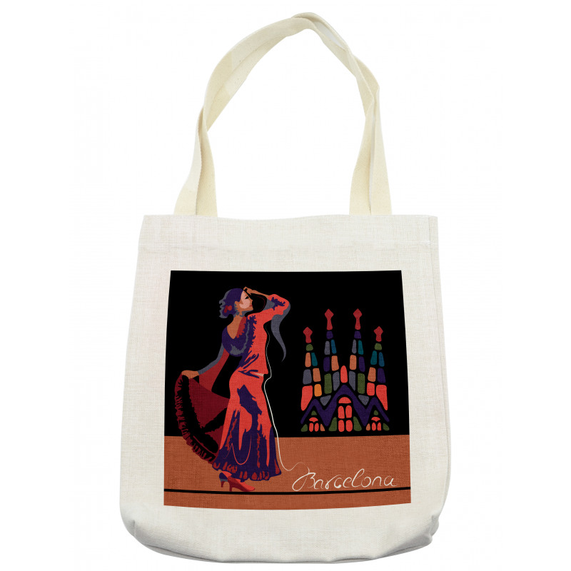 Traditonal Dancer Woman Tote Bag