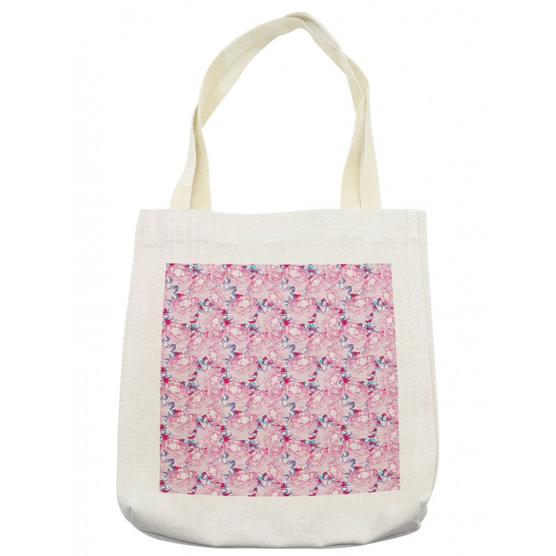 Romantic Rose Blossoms Tote Bag