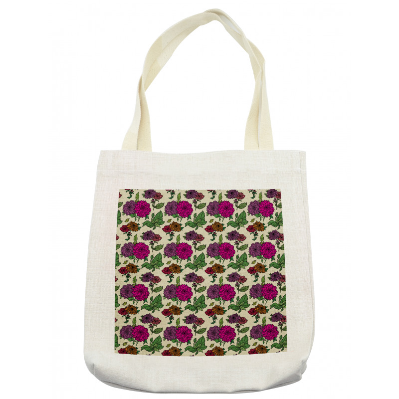 Vintage Blossoms Artwork Tote Bag