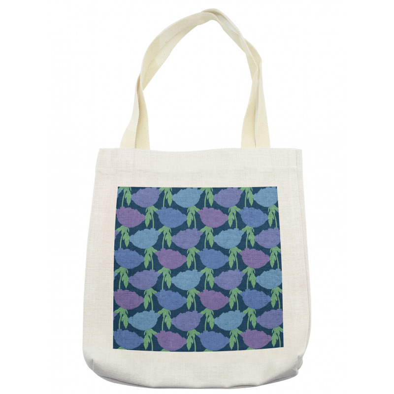 Tree Peony Stem Leaves Tote Bag