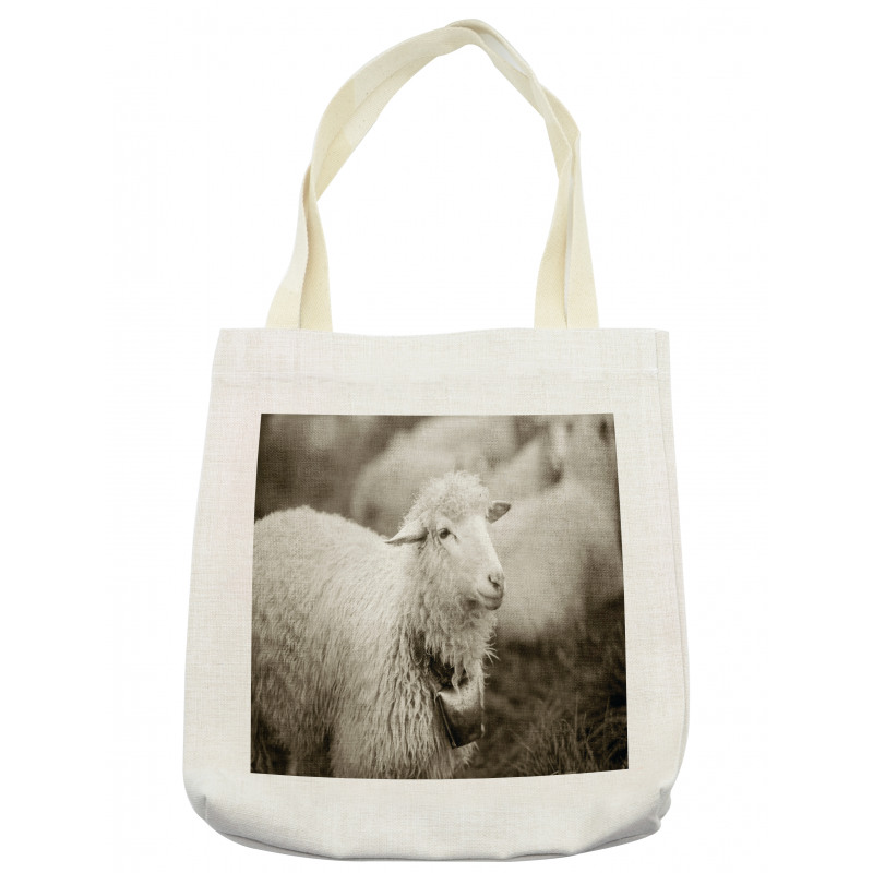 Fluffy Wooly Sheep Herd Tote Bag