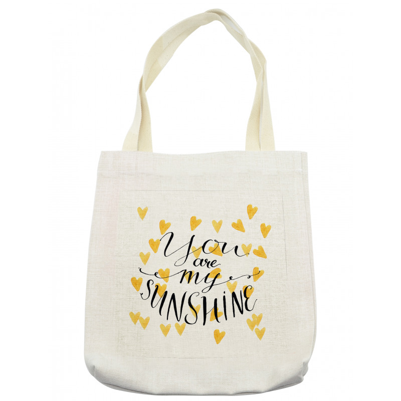 Hearts and Words Tote Bag