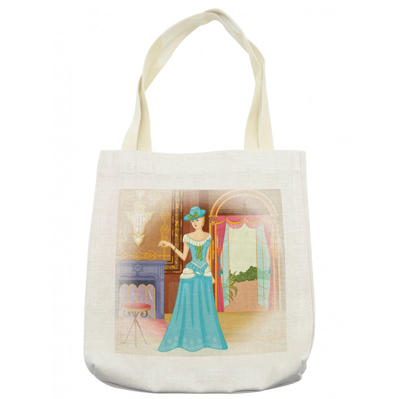 Victorian Royal Woman Tote Bag