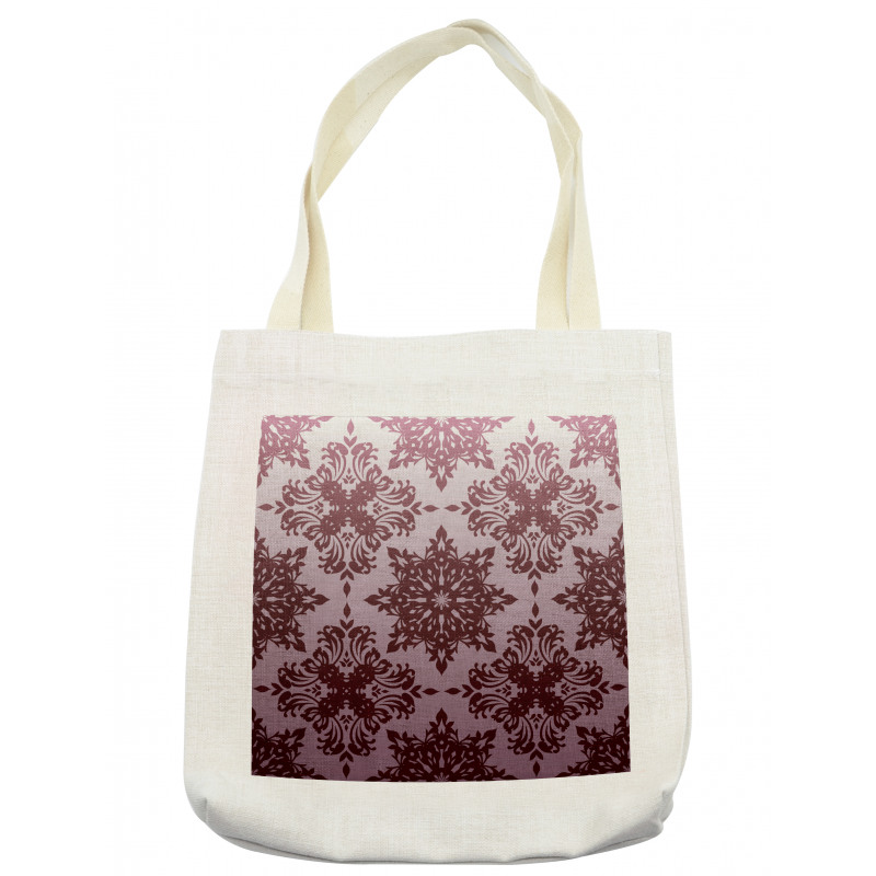 Swirled Classical Motif Tote Bag