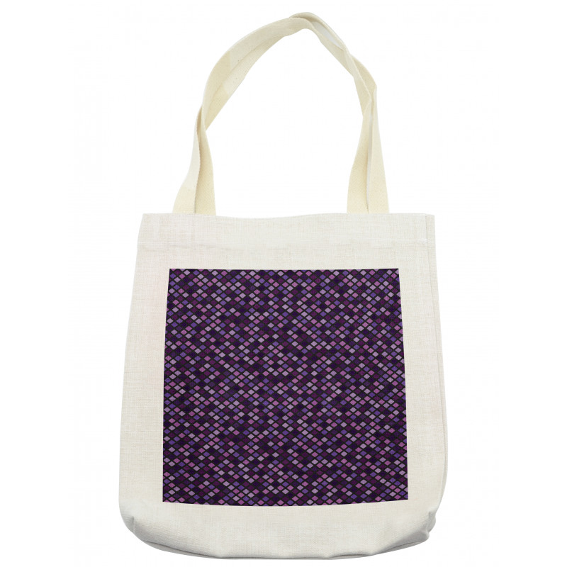 Diamond Shape Mosaic Tiles Tote Bag