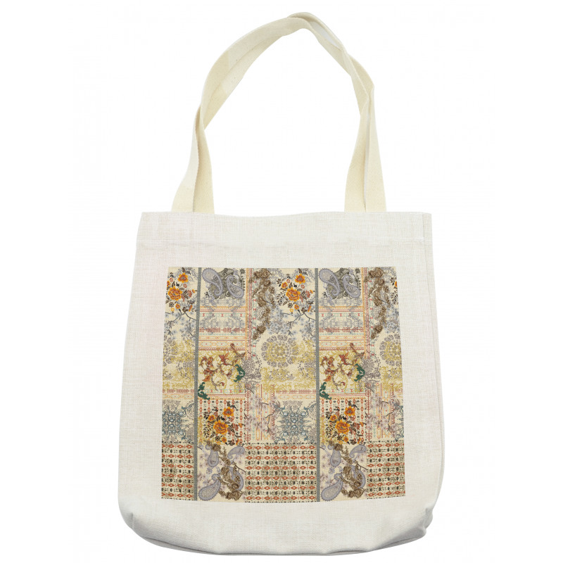Ethnic Floral Composition Tote Bag