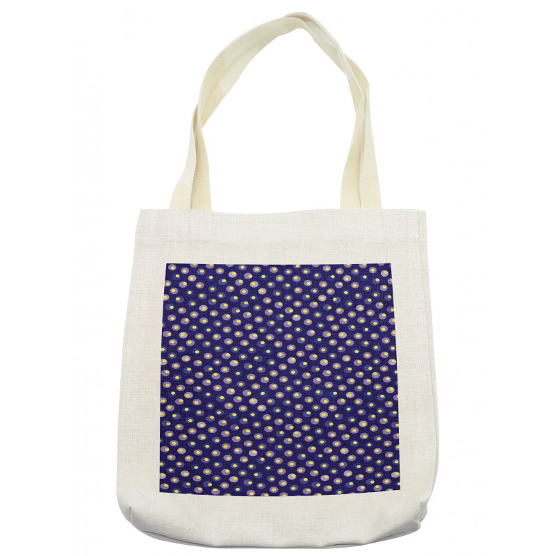 Contrast Moire Circles Tote Bag