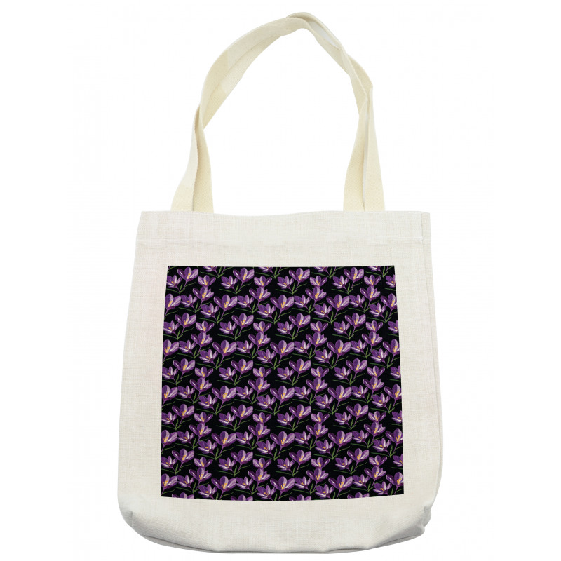 Tender Crocus Bouquet Tote Bag