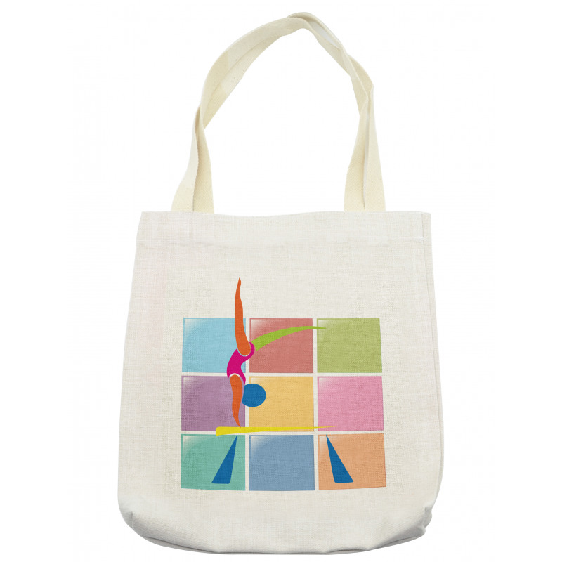 Abstract Athlete Tote Bag