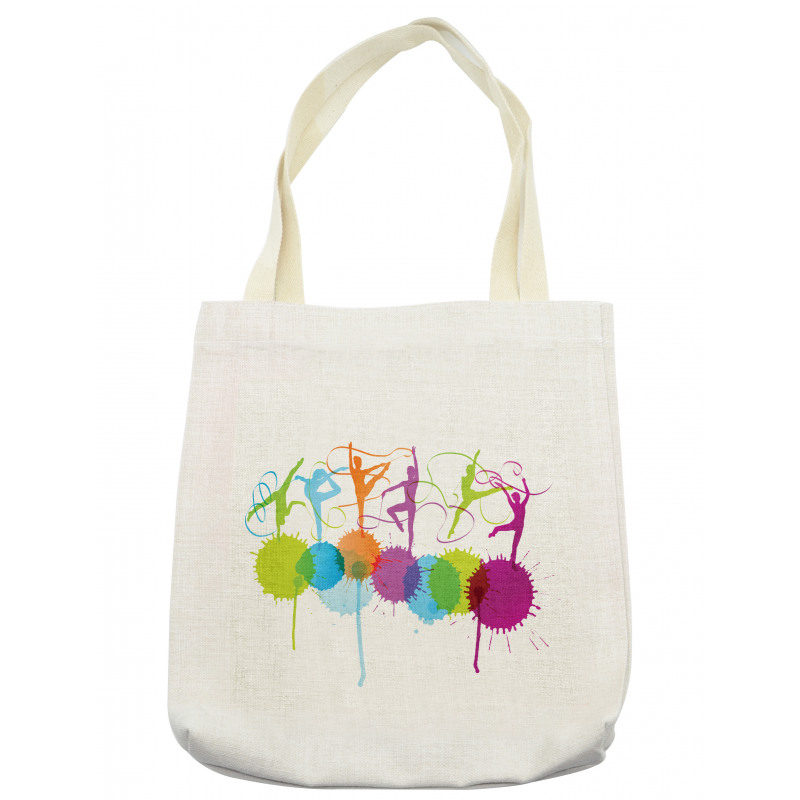 Ribbon Dance Pattern Tote Bag