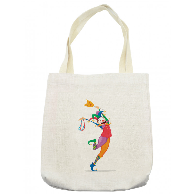 Jester with a Mask Tote Bag