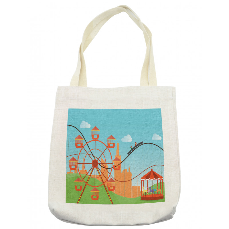 Flat Art Colorful Tote Bag