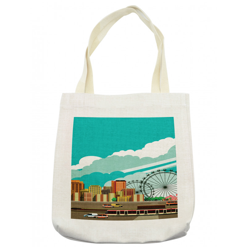 Downtown Panaroma Tote Bag