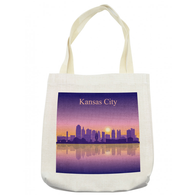 Downtown Cityscape Tote Bag