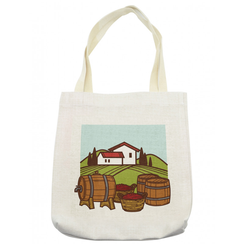 Retro Vineyard Harvest Tote Bag