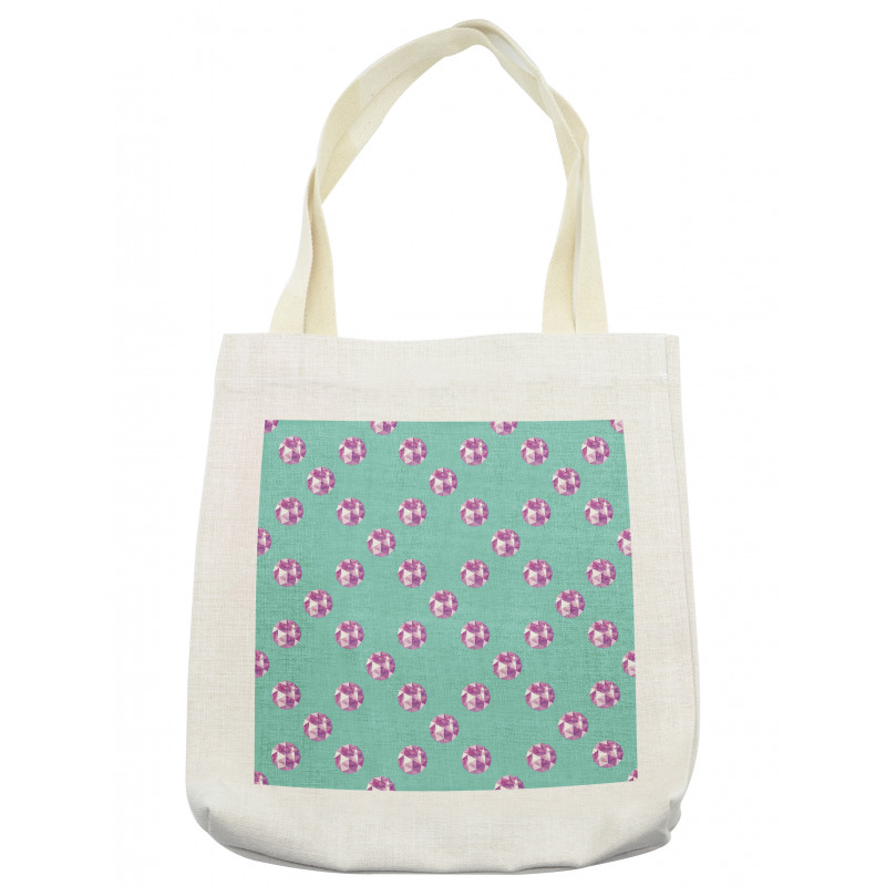 Realistic Gem Pattern Tote Bag