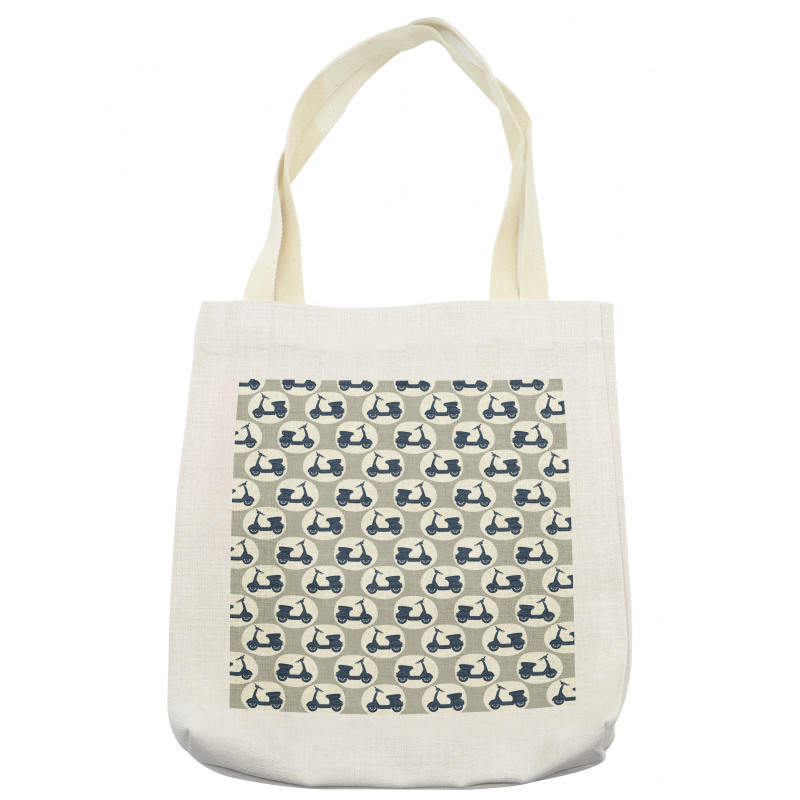 Monochrome Bikes Tote Bag