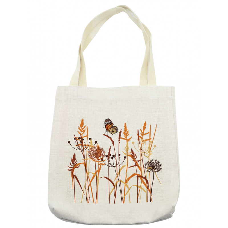 Composition with Leaves Tote Bag