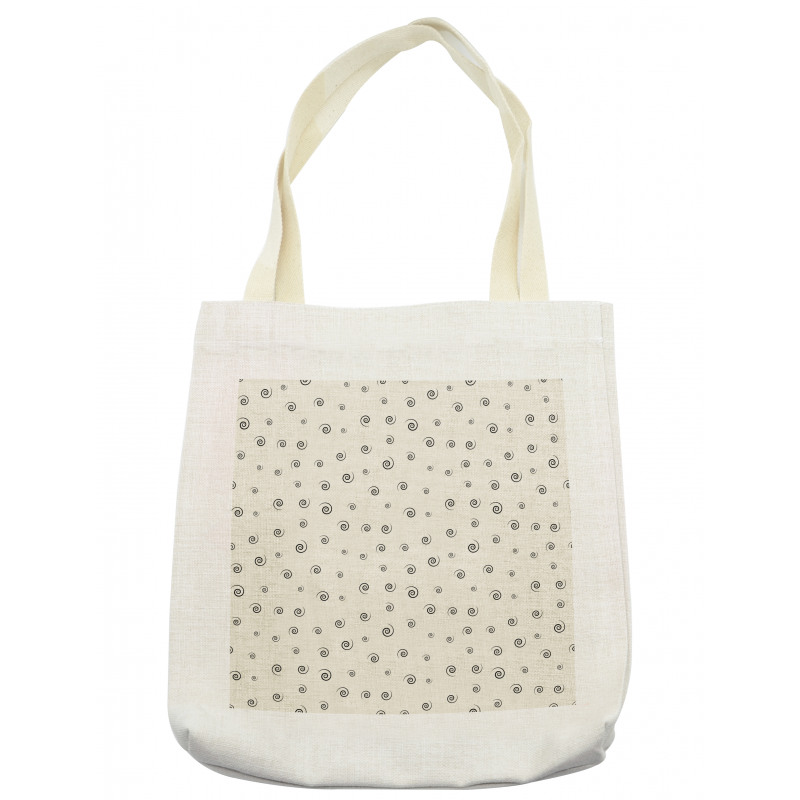 Simple Spiral Circles Tote Bag