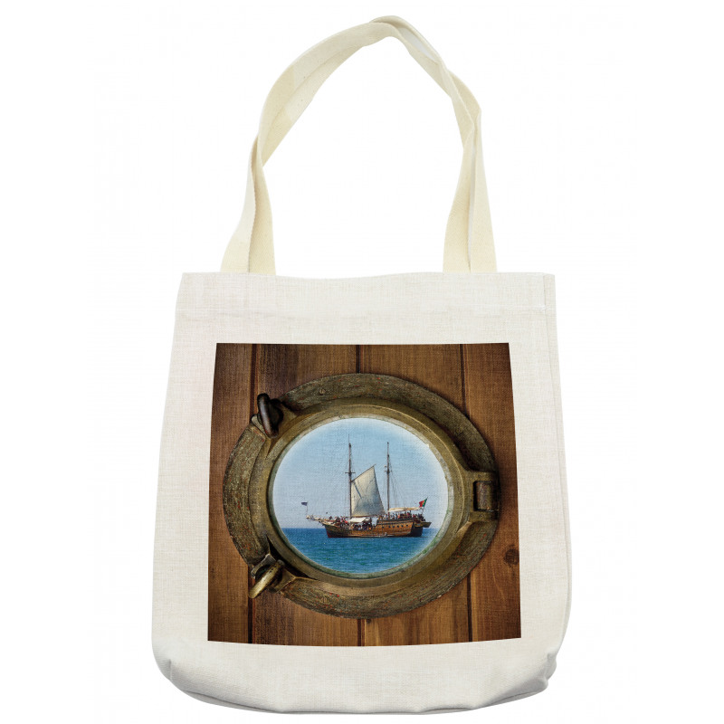 Ship Window with Cruise Tote Bag