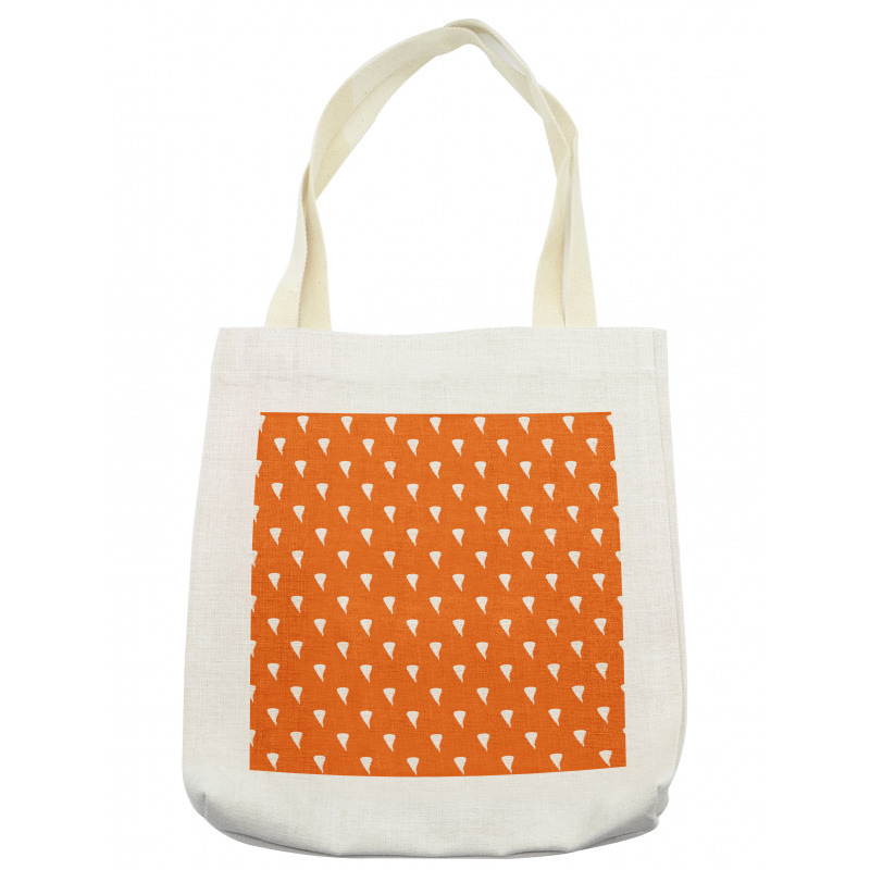 Whirlwind Pattern on Orange Tote Bag