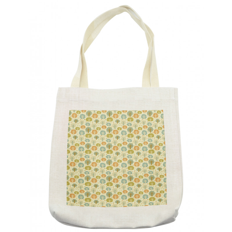 Trees Hearts and Flowers Tote Bag