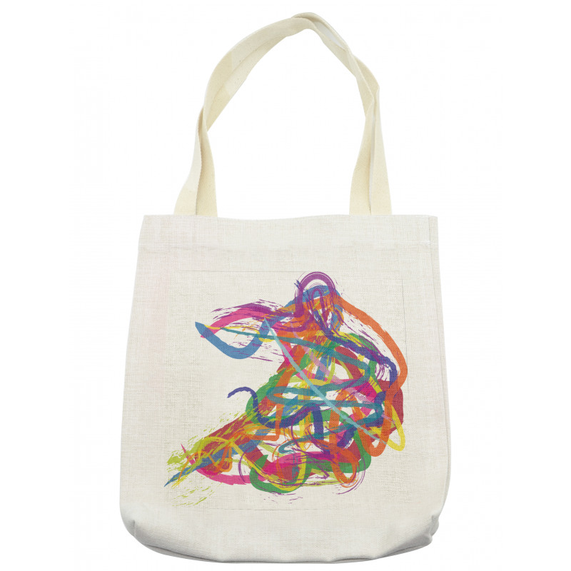 Abstract Art Dancer Tote Bag