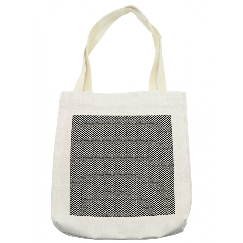 Checkered Abstract Style Tote Bag