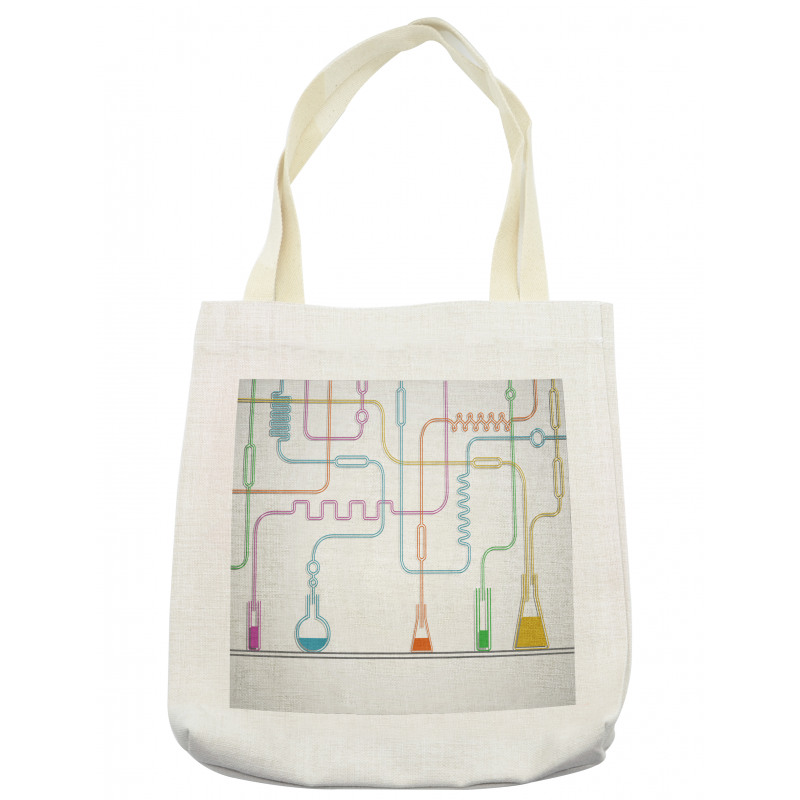 Beakers with Solution and Tubes Tote Bag