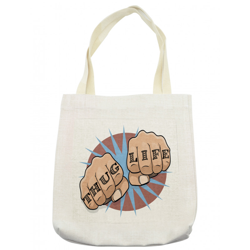 Punching Fists Comic Book Tote Bag