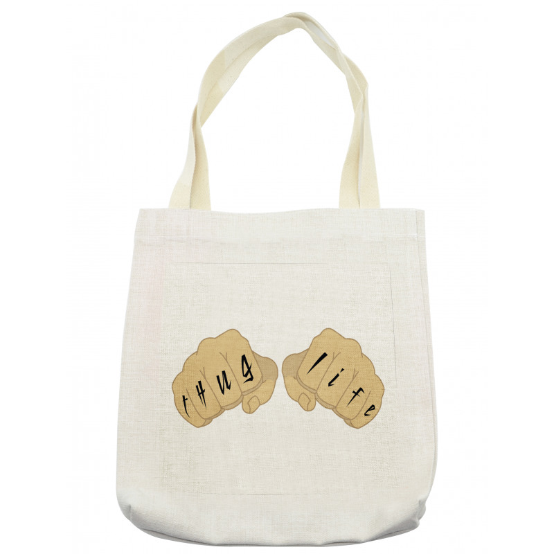 Male Fists with Tattoo Tote Bag