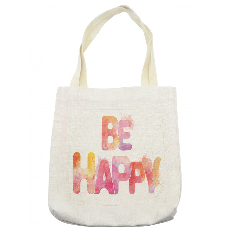 Watercolor Inscription Art Tote Bag