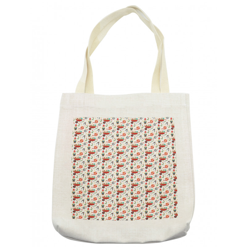 Cartoon Style Colorful Design Tote Bag