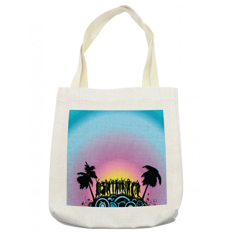 Joyful Dancing People Tote Bag