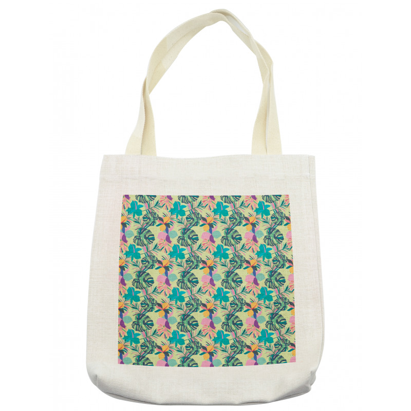 Hawaii Botany Flowers Tote Bag